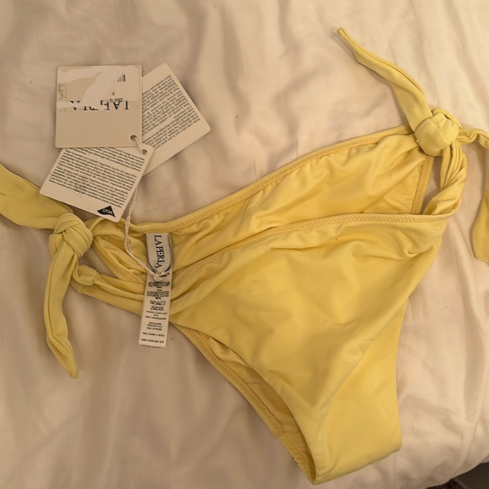 La perla yellow bikini bottom